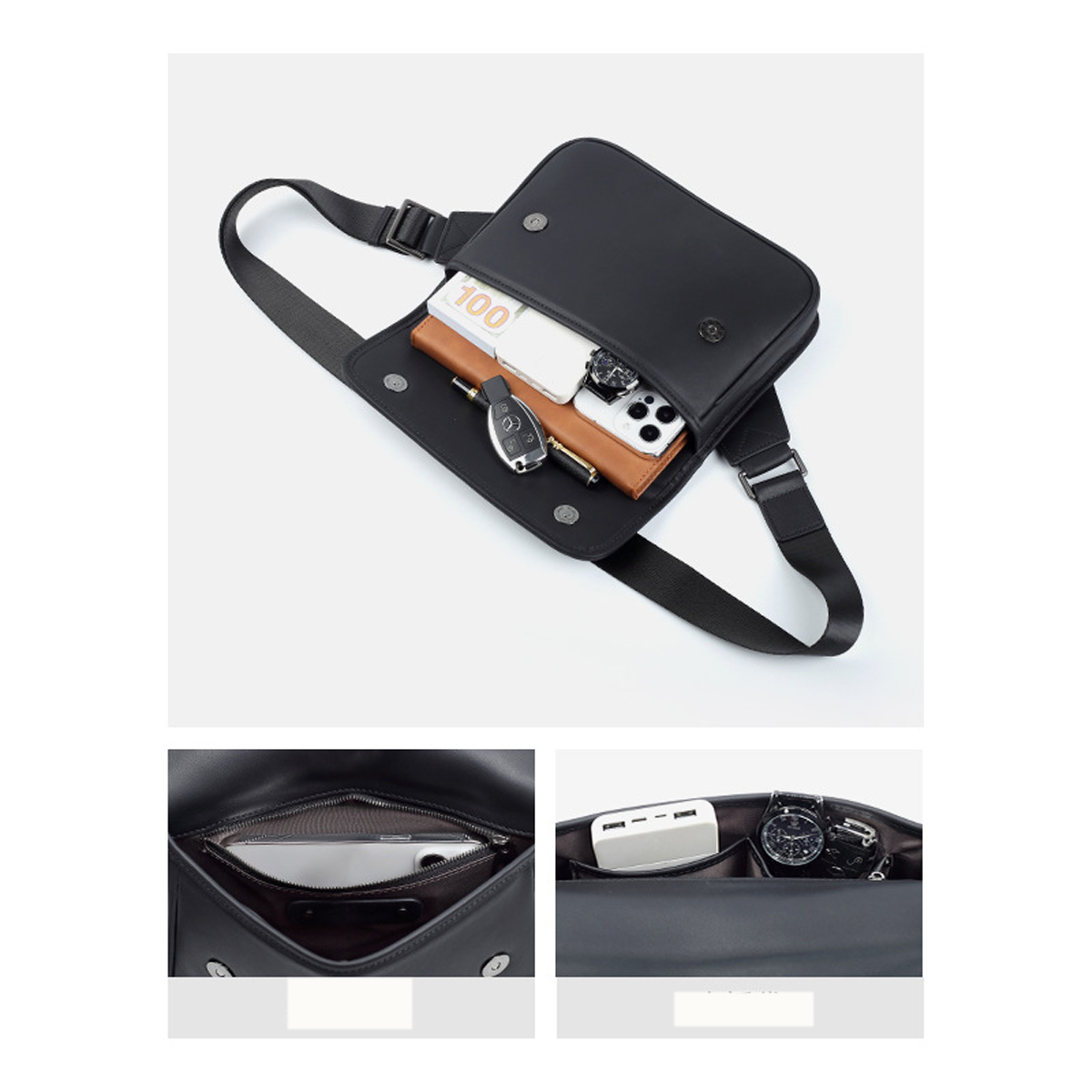 Túi Bao Tử Da Bò Cao Cấp SE9967: Phong cách hiện đại, Chất lượng thủ công vượt trội - Ảnh 9