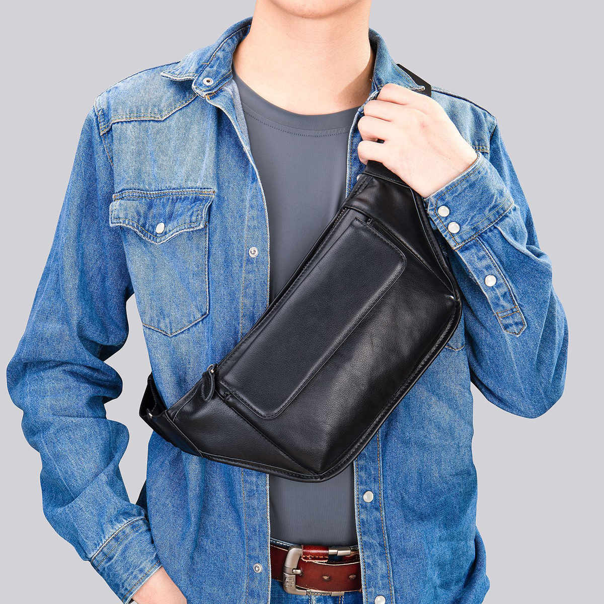 TÚI BAO TỬ DA BÒ CAO CẤP BT9237 - Ảnh 5