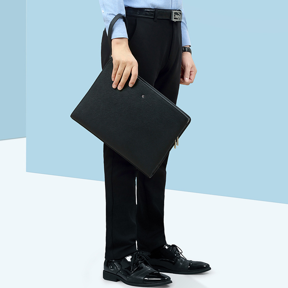 Clutch Cầm Tay Nam SE9998: Da Bò Cao Cấp, Kích thước Lớn Thanh Lịch - Ảnh 5