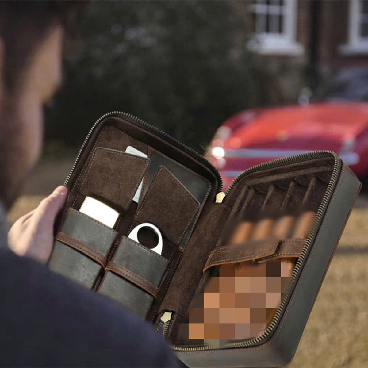 CLUTCH CẦM TAY DA BÒ CAO CẤP CF5010 - Ảnh 8