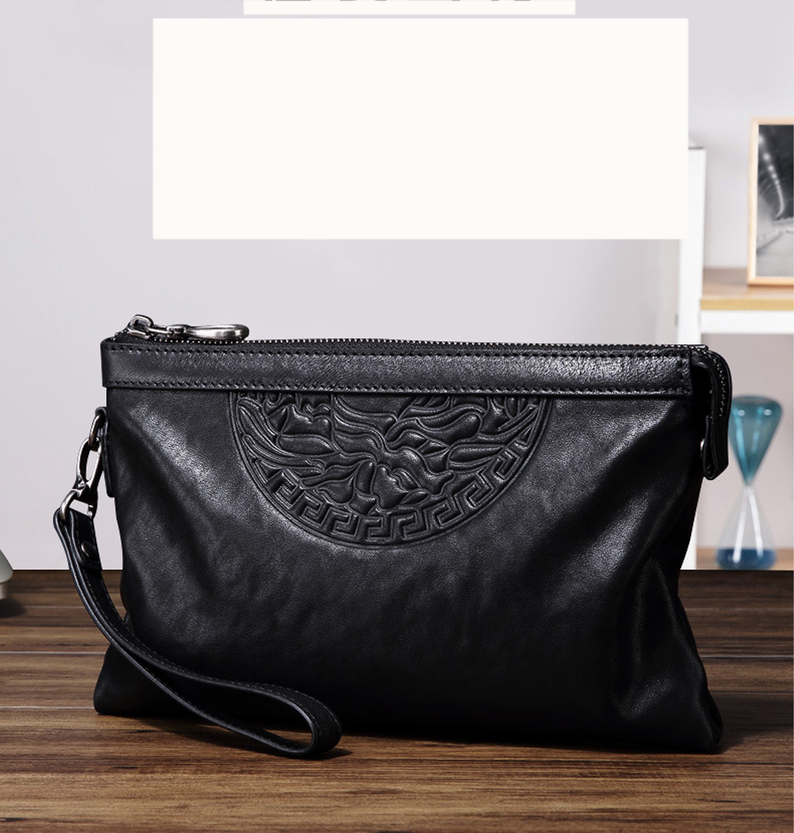 Clutch Cầm Tay Nam SE8014-11: Da Bò Cao Cấp, Thiết kế Gọn nhẹ Thanh Lịch