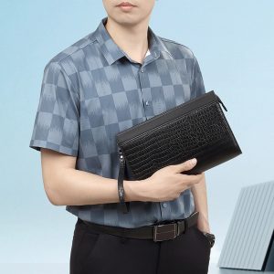 CLUTCH CẦM TAY NAM DA BÒ CAO CẤP SE8080 - Phong Cách Sang Trọng, Đẳng Cấp Phái Mạnh