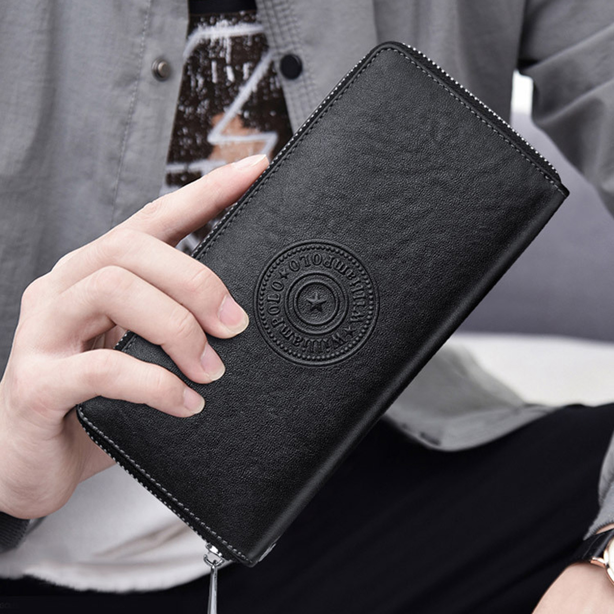 VÍ DÀI DA BÒ CAO CẤP VD80 - Ảnh 8