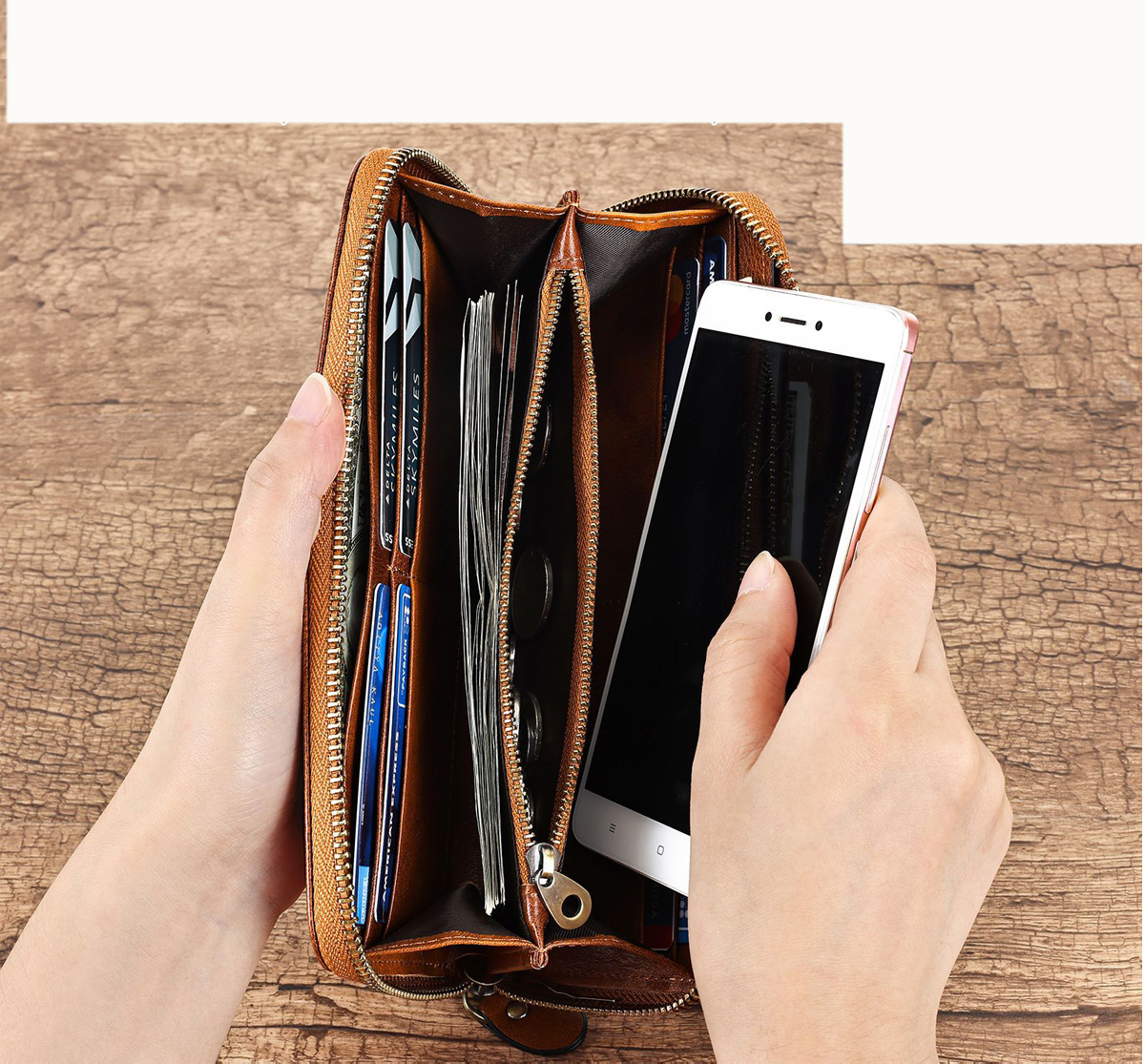 VÍ DÁNG DÀI DA BÒ CAO CẤP V3055