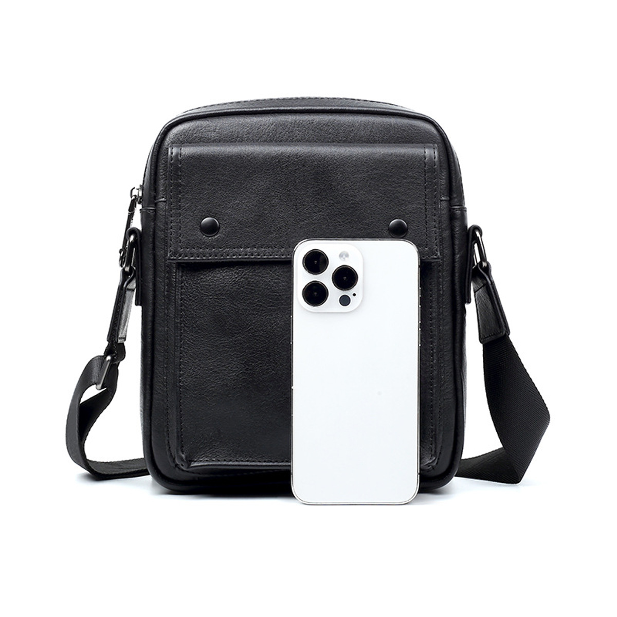 Túi Đeo Chéo Da Bò Cao Cấp SE9887: Thiết kế Gọn gàng, Chất lượng Thủ công Tuyệt đỉnh - Ảnh 2