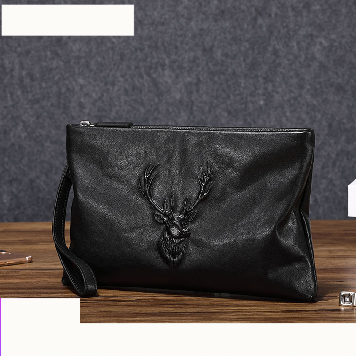 Clutch Cầm Tay Nam SE8025: Da Bò Cao Cấp, Thiết kế Siêu Mỏng Thanh Lịch - Ảnh 3