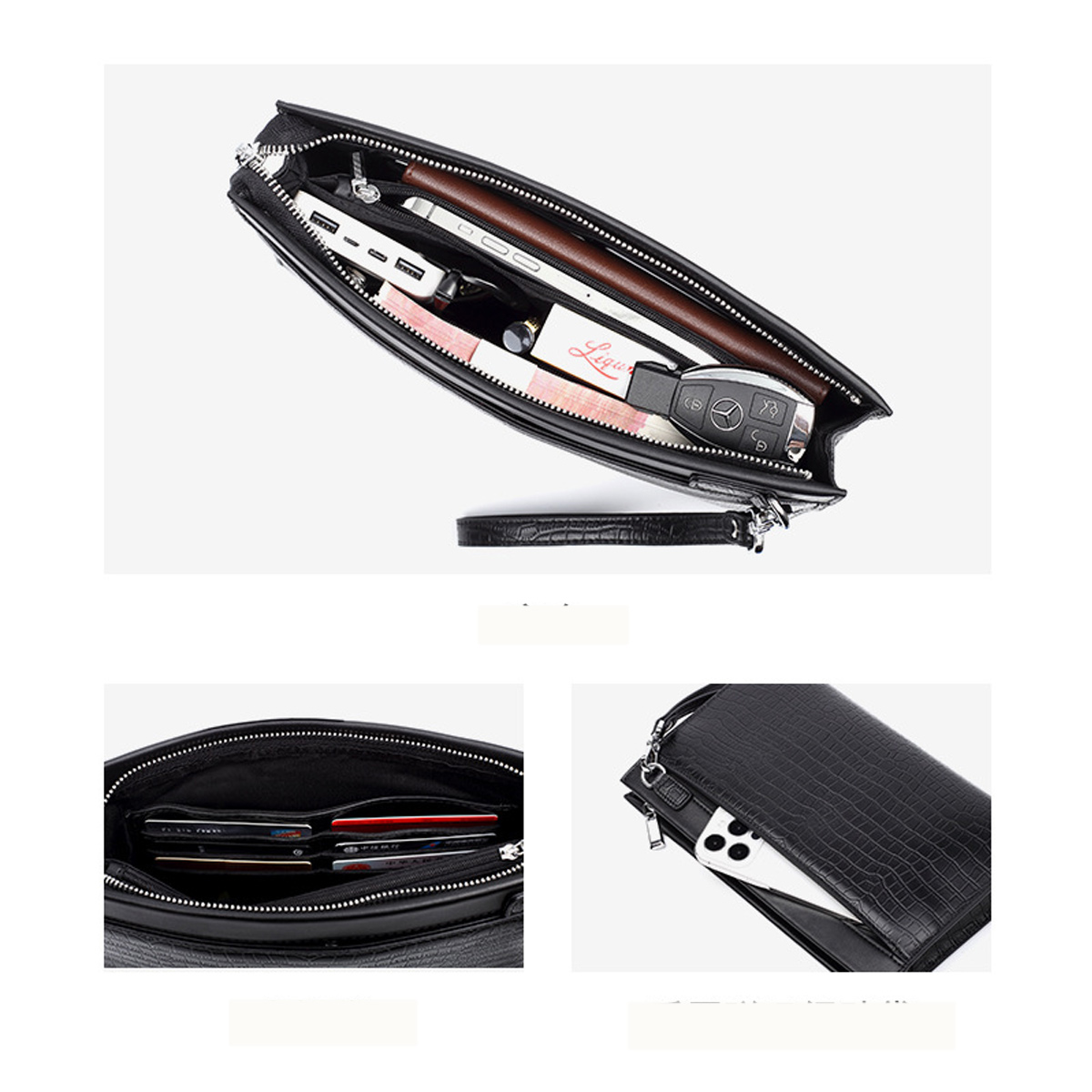 CLUTCH CẦM TAY NAM DA BÒ CAO CẤP SE8080 - Phong Cách Sang Trọng, Đẳng Cấp Phái Mạnh - Ảnh 7