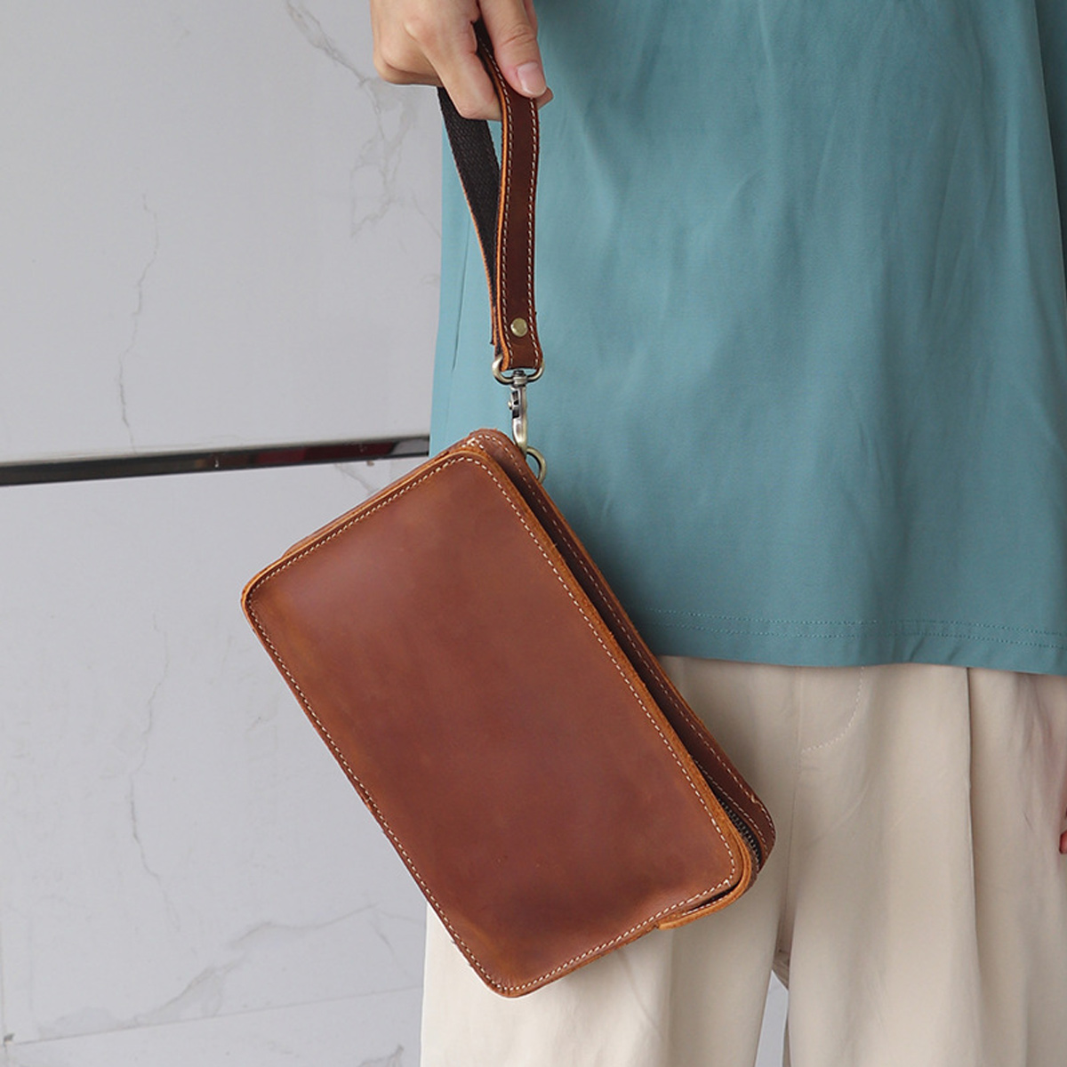 TÚI ĐEO CHÉO DA BÒ CAO CẤP YH3241 – Phong Cách Hiện Đại, Chất Lượng Tuyệt Hảo - Ảnh 4