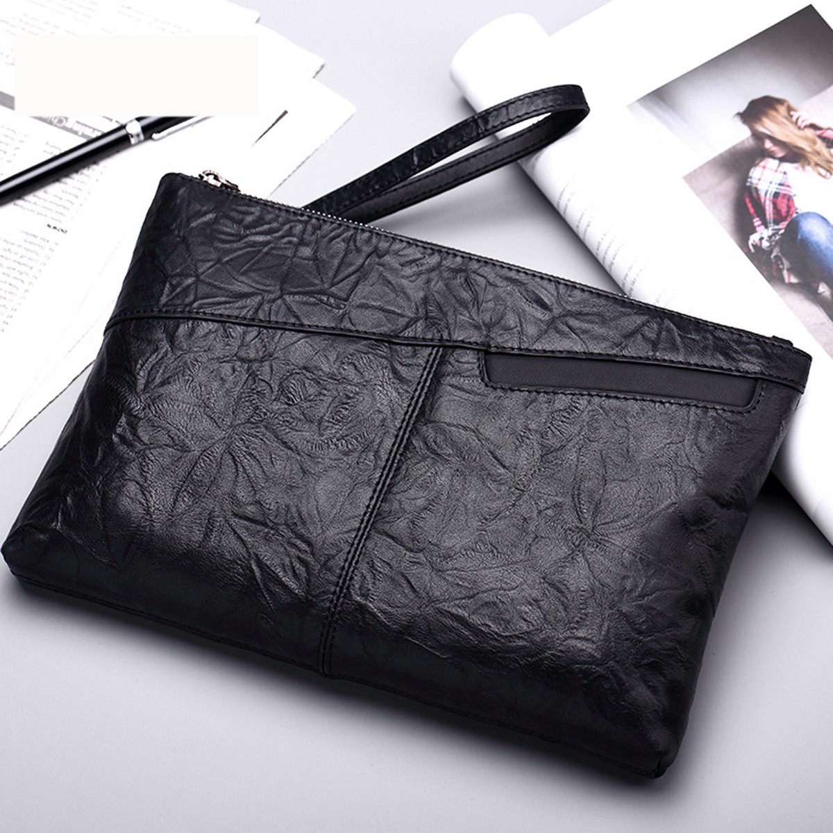 CLUTCH CẦM TAY NAM Da Bò Cao Cấp S0211 – Phụ Kiện Đẳng Cấp Cho Quý Ông - Ảnh 7