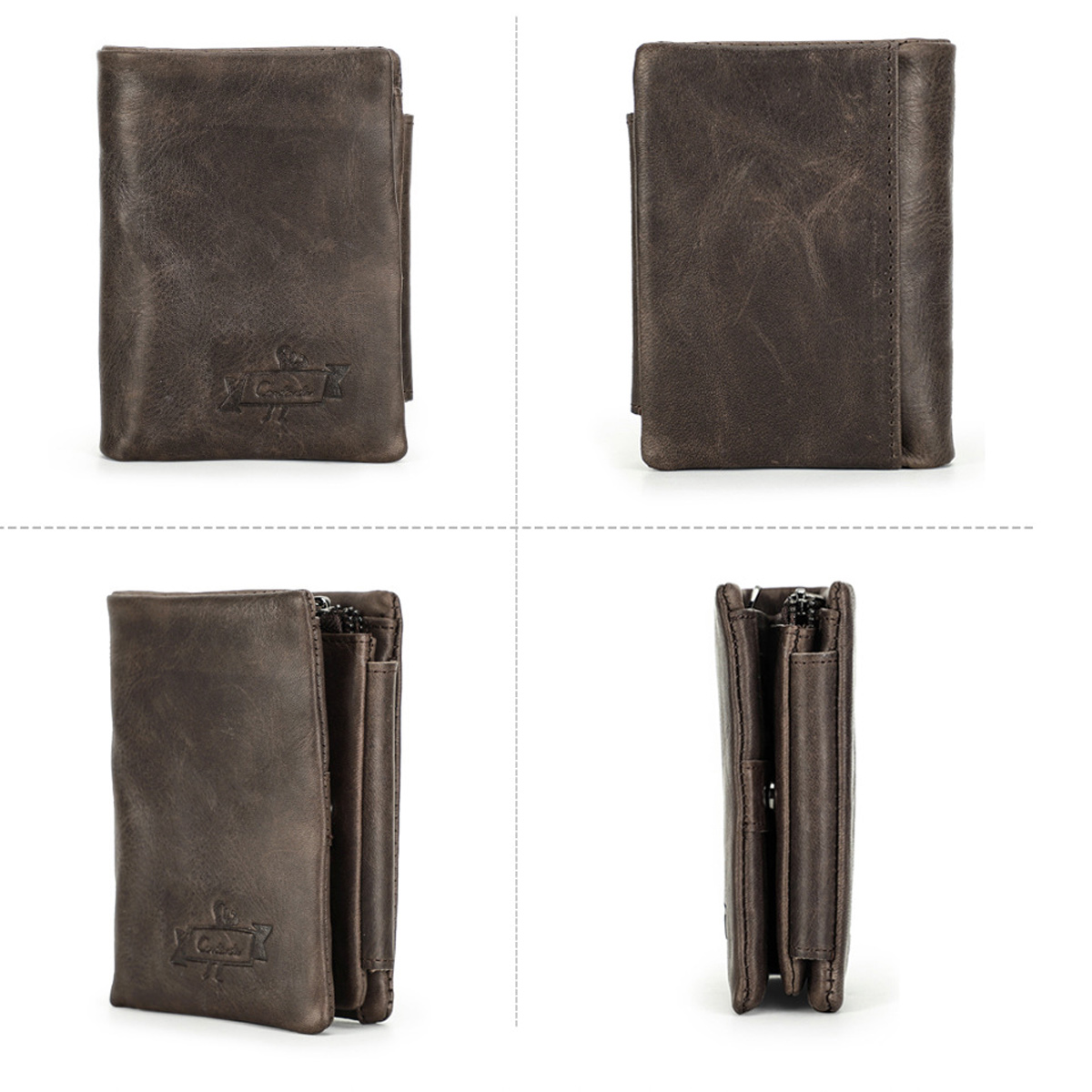 VÍ DÁNG ĐỨNG DA BÒ CAO CẤP M1002