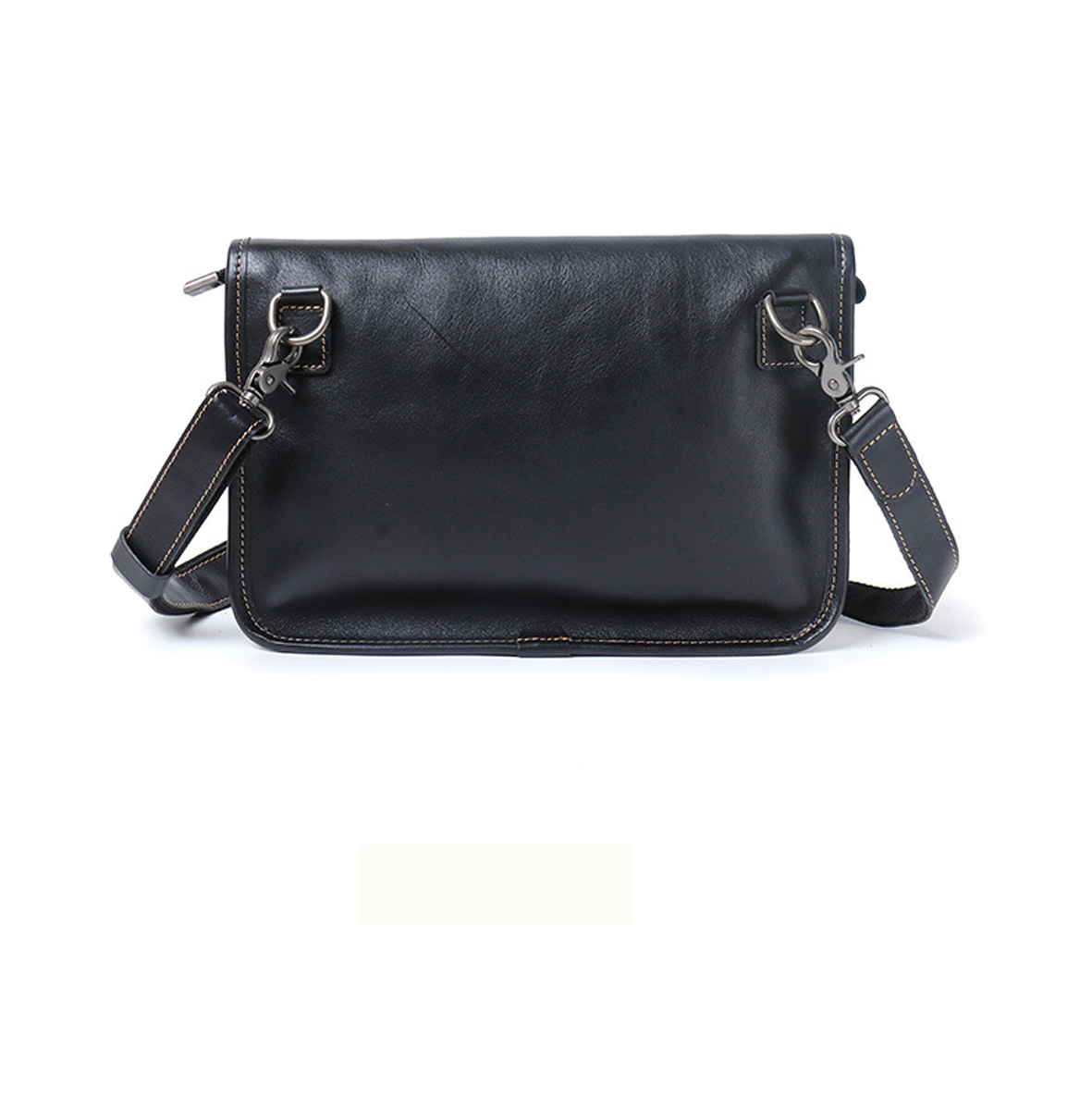 TÚI ĐEO CHÉO DA BÒ CAO CẤP YH8045 Màu Đen – Phong Cách Tối Giản, Đẳng Cấp Thượng Hạng - Ảnh 2