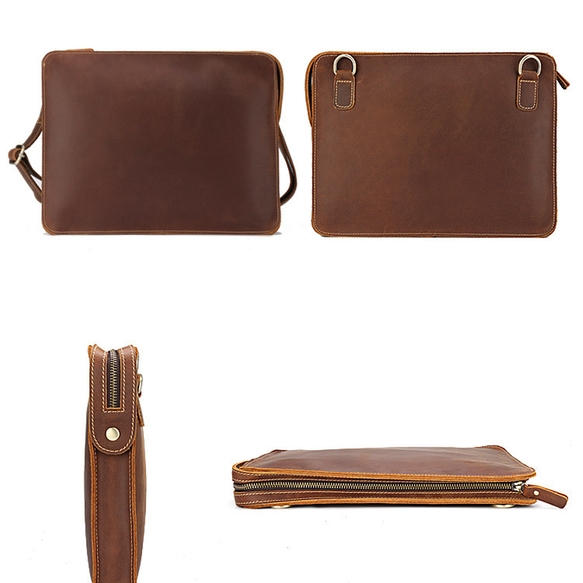 TÚI ĐEO CHÉO DA BÒ SÁP CAO CẤP DC0073 - Ảnh 5