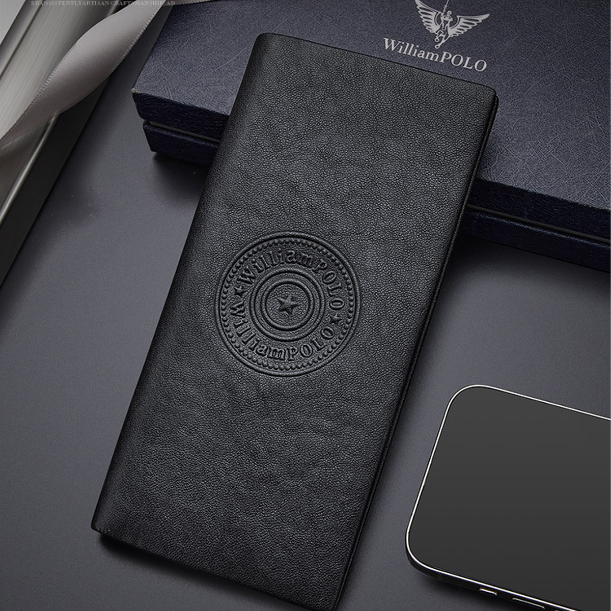 VÍ DÀI DA BÒ CAO CẤP VD750 – Phụ Kiện Tinh Hoa Của Người Thành Đạt - Ảnh 7