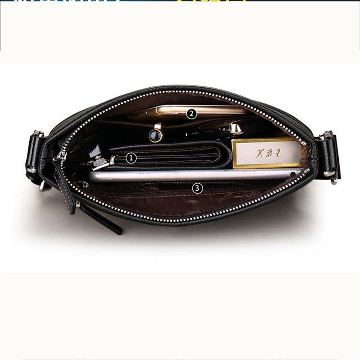 TÚI ĐEO CHÉO DA BÒ CAO CẤP POLO0011