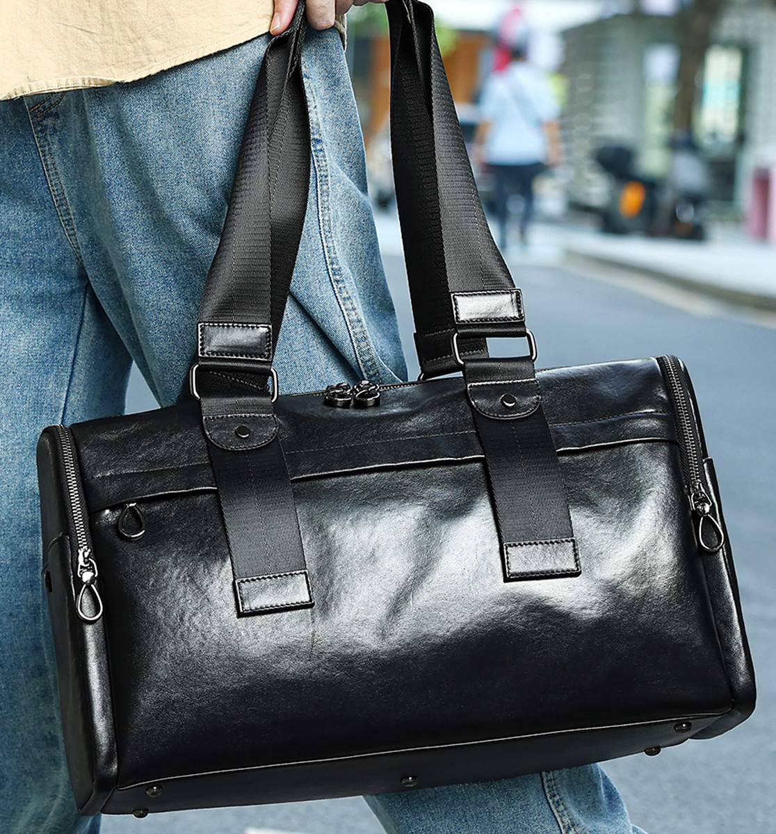 TÚI DU LỊCH DA BÒ CAO CẤP DL5074