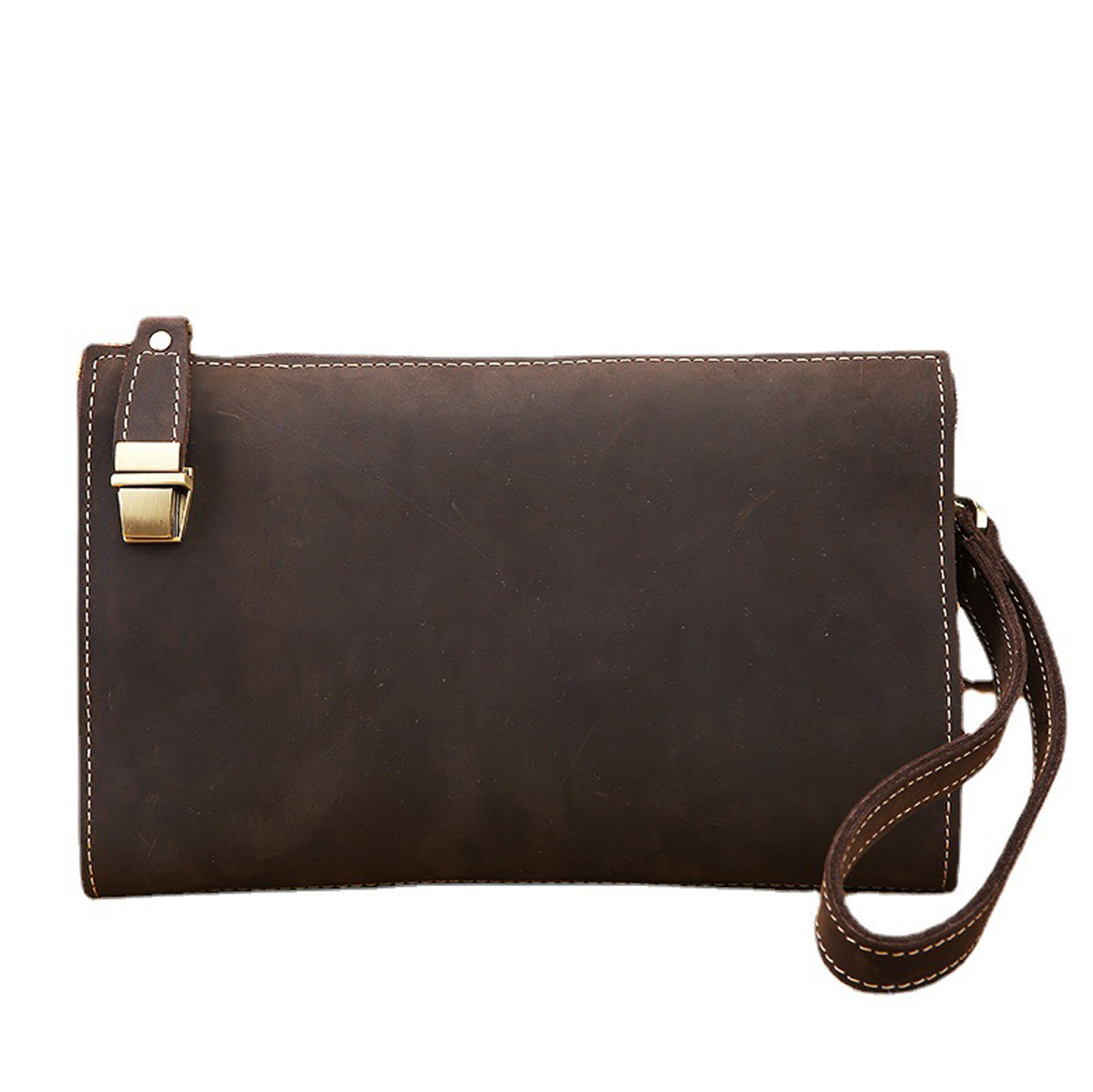 CLUTCH CẦM TAY NAM Da Bò Cao Cấp CL1000 – Tinh Tế, Sang Trọng Màu Nâu - Ảnh 2