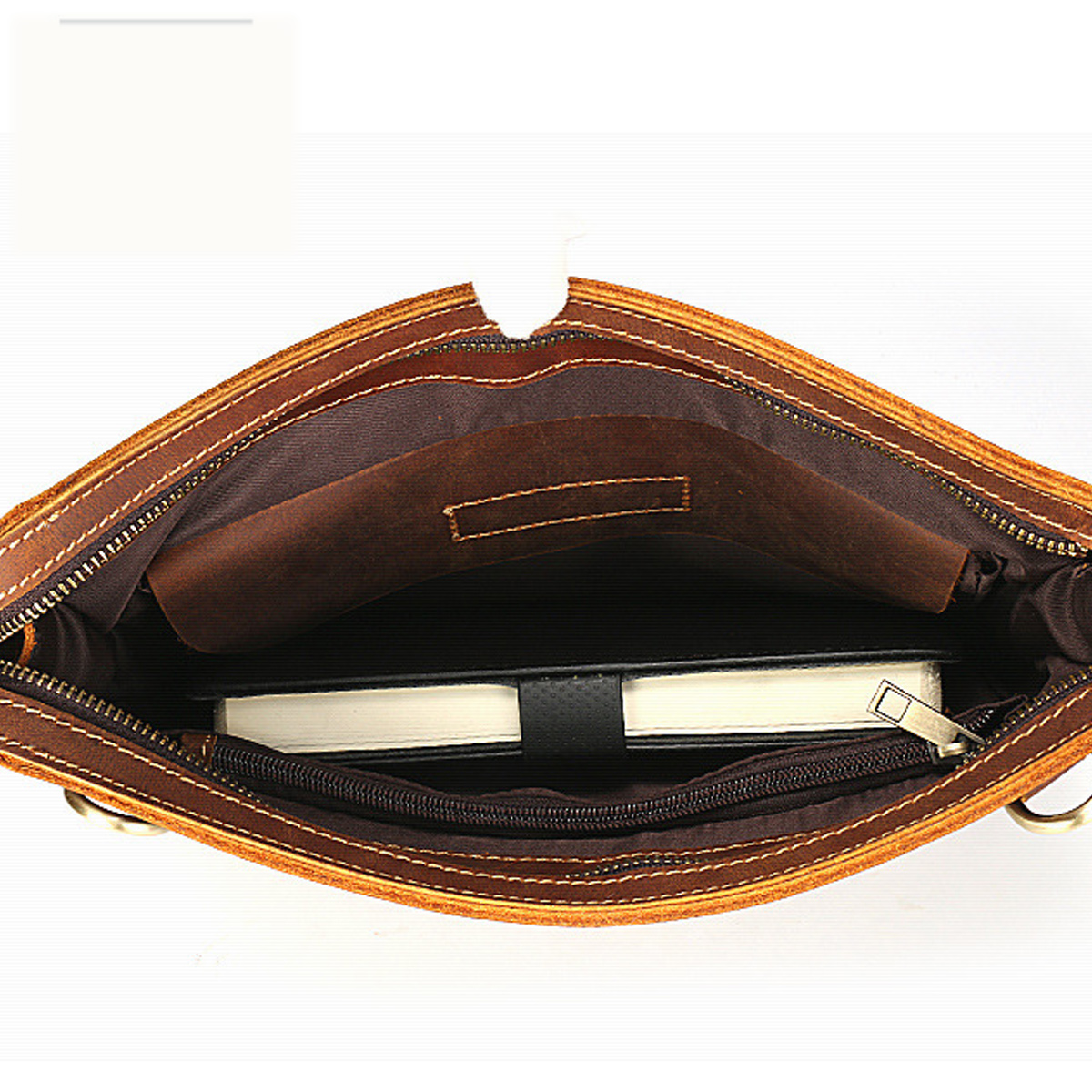 TÚI ĐEO CHÉO DA BÒ SÁP CAO CẤP DC0073 - Ảnh 3