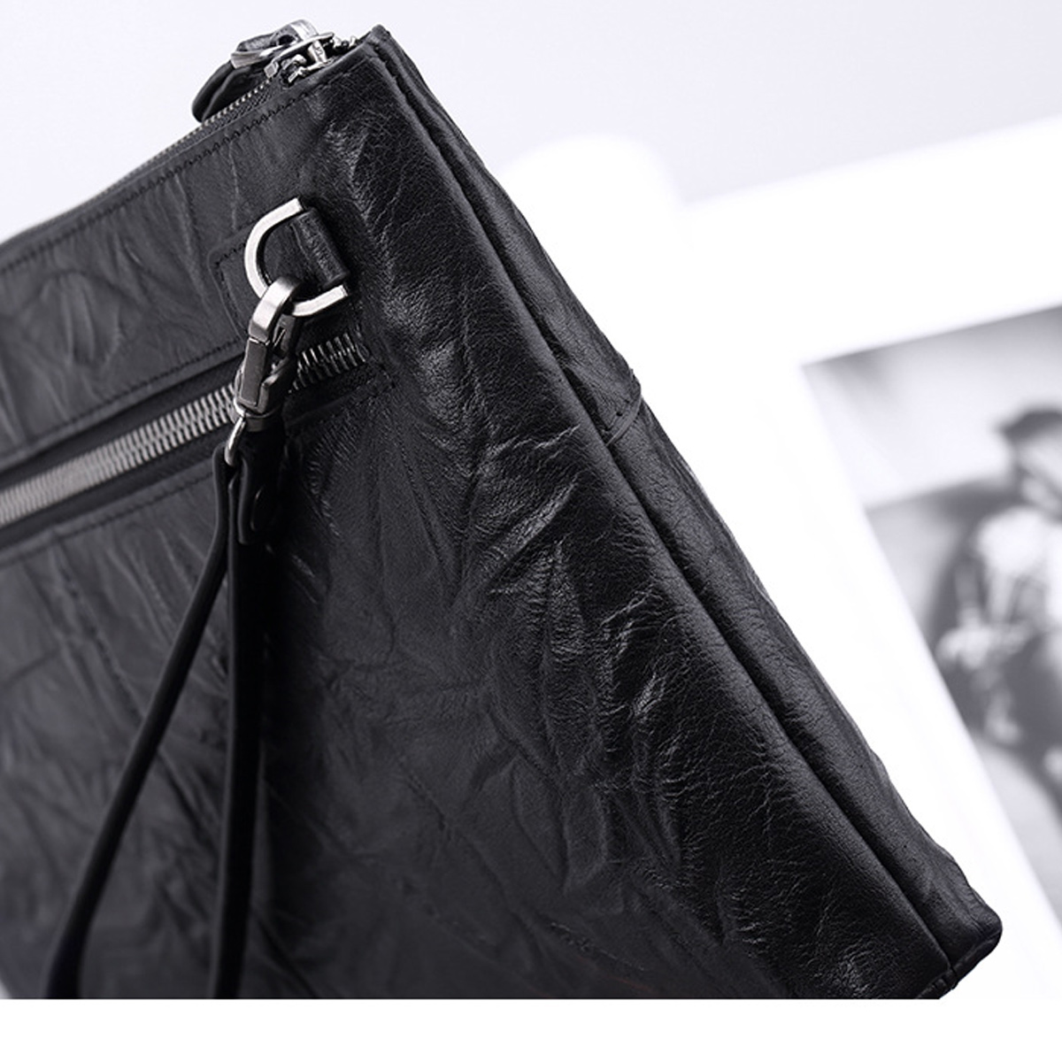 CLUTCH CẦM TAY NAM Da Bò Cao Cấp S0211 – Phụ Kiện Đẳng Cấp Cho Quý Ông - Ảnh 9