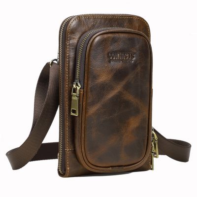 TÚI ĐEO CHÉO DA BÒ SÁP CAO CẤP MB340