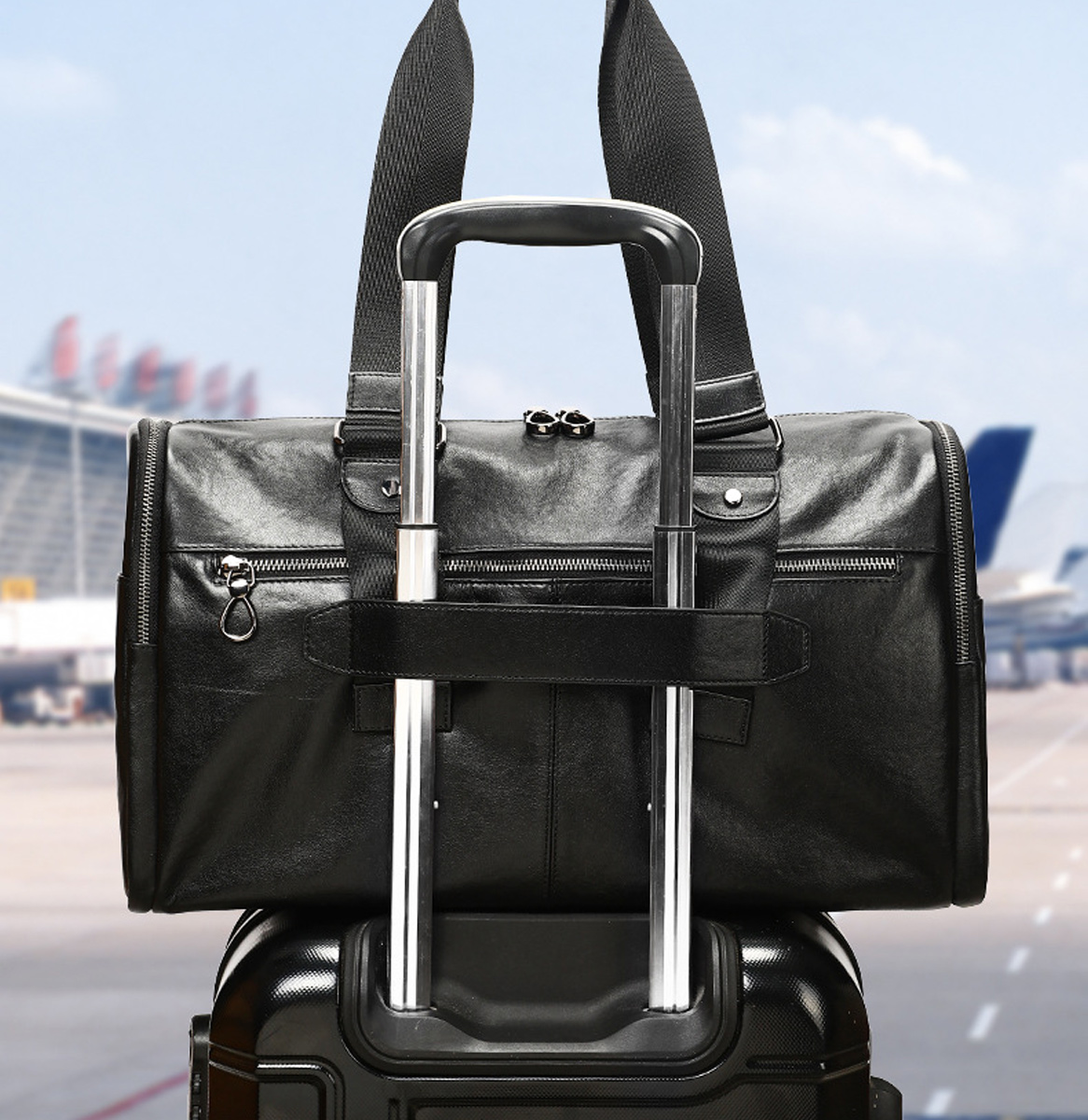 TÚI DU LỊCH DA BÒ CAO CẤP DL5074