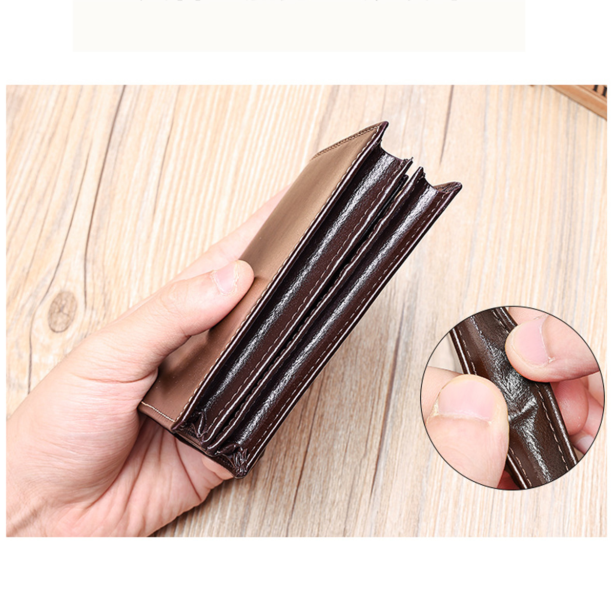 VÍ DÁNG ĐỨNG DA BÒ CAO CẤP V7333 - Ảnh 4