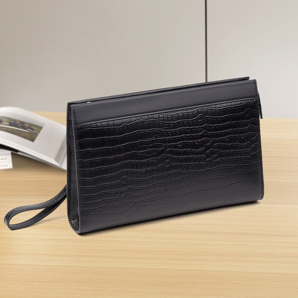 CLUTCH CẦM TAY NAM DA BÒ CAO CẤP SE8080 - Phong Cách Sang Trọng, Đẳng Cấp Phái Mạnh - Ảnh 9