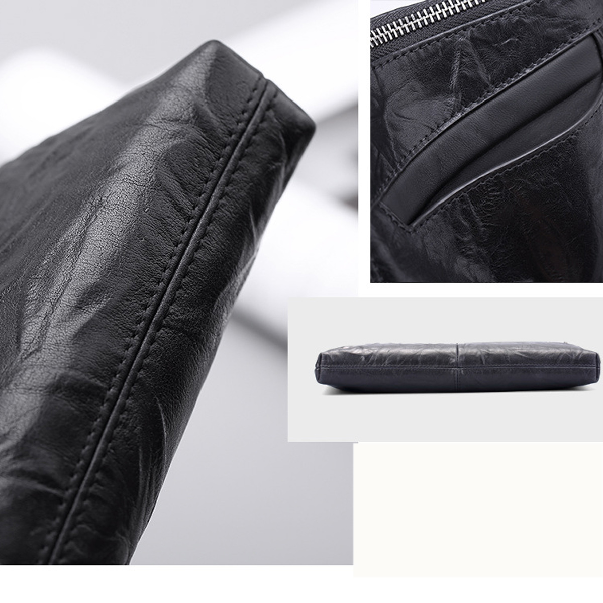 CLUTCH CẦM TAY NAM Da Bò Cao Cấp S0211 – Phụ Kiện Đẳng Cấp Cho Quý Ông - Ảnh 10