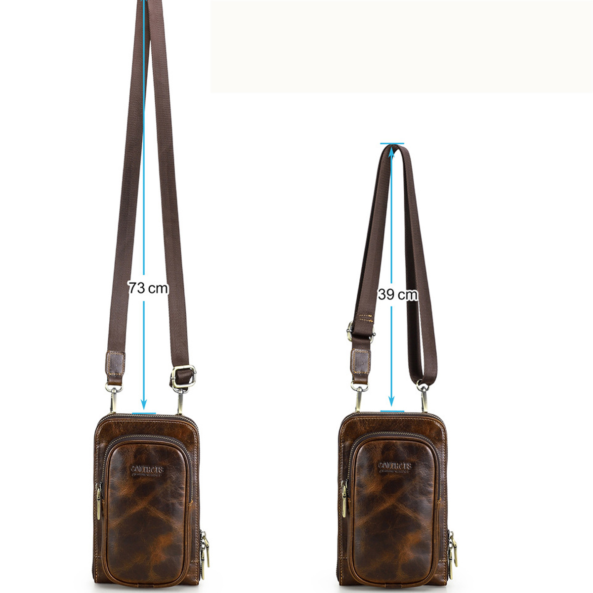 TÚI ĐEO CHÉO DA BÒ SÁP CAO CẤP MB340 - Ảnh 10