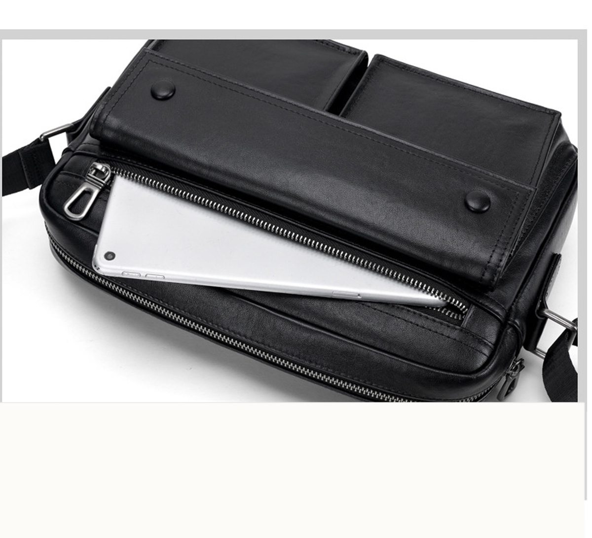 TÚI ĐEO CHÉO DA BÒ CAO CẤP DC7030 - Ảnh 10