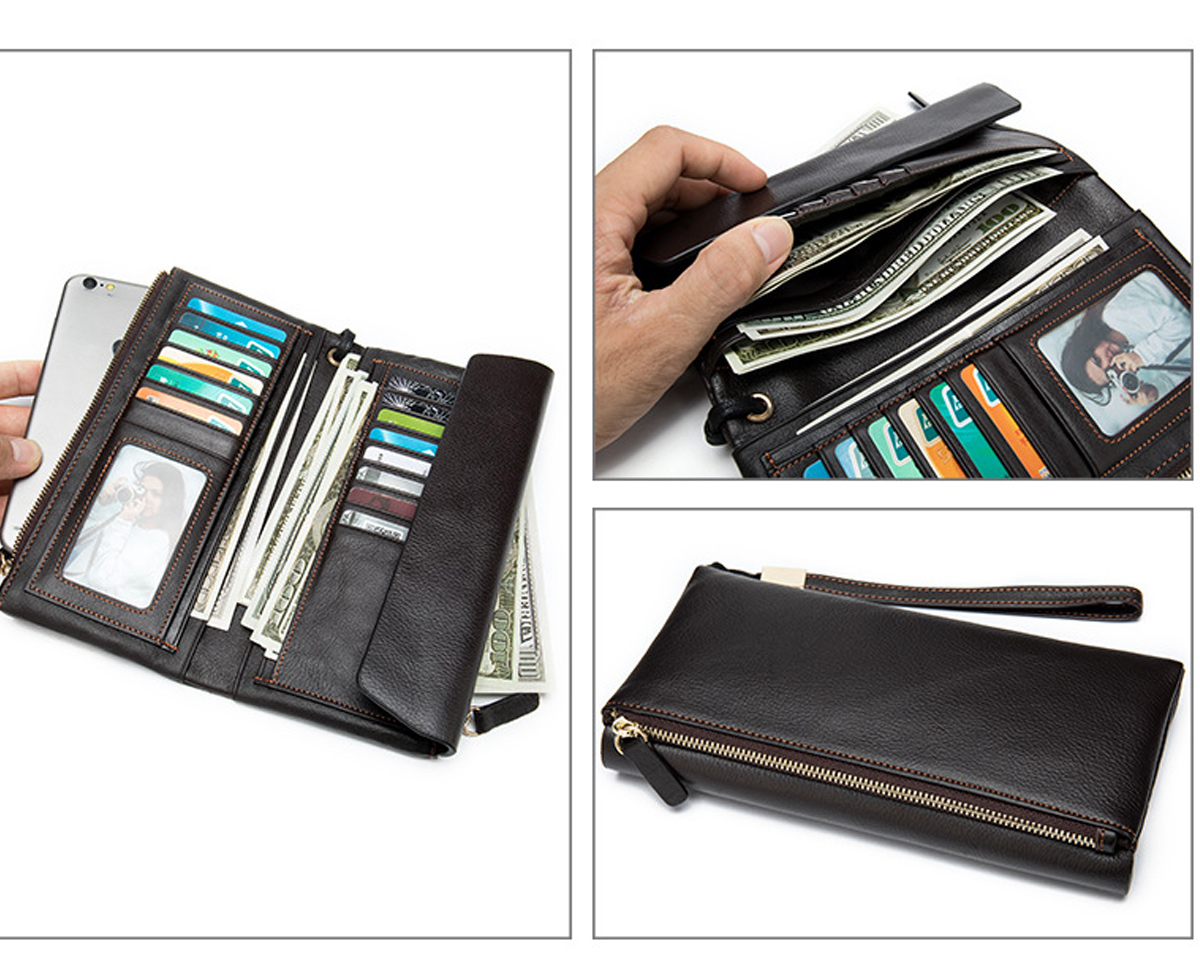 VÍ DÁNG DÀI DA BÒ CAO CẤP V88051 - Ảnh 11