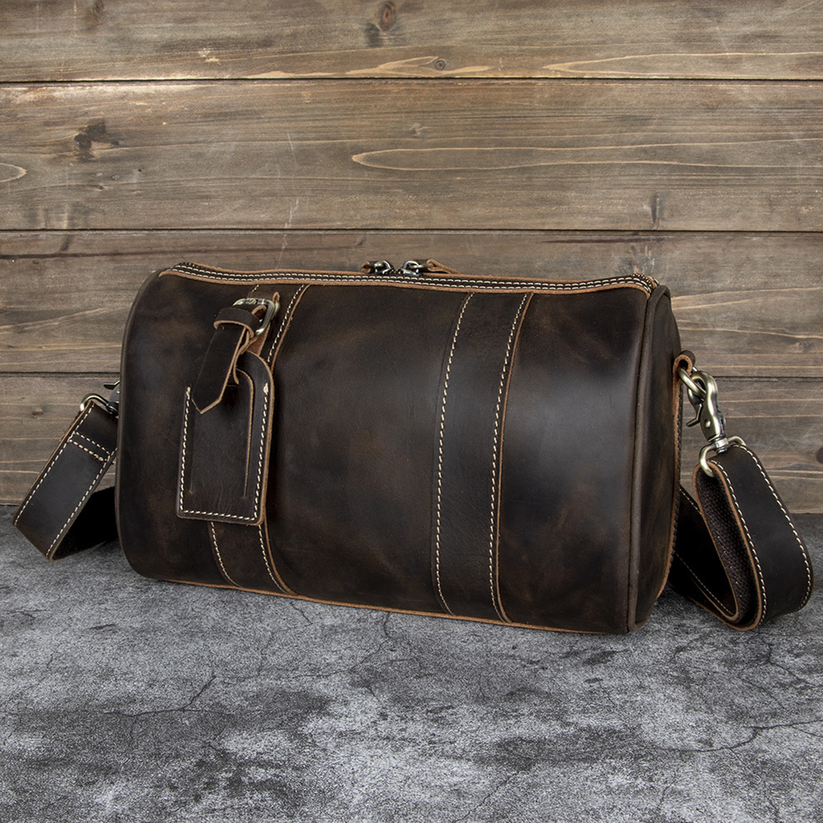 TÚI ĐEO CHÉO DA BÒ SÁP CAO CẤP YH3259 – Chất Lừ, Đẳng Cấp Phong Trần - Ảnh 6