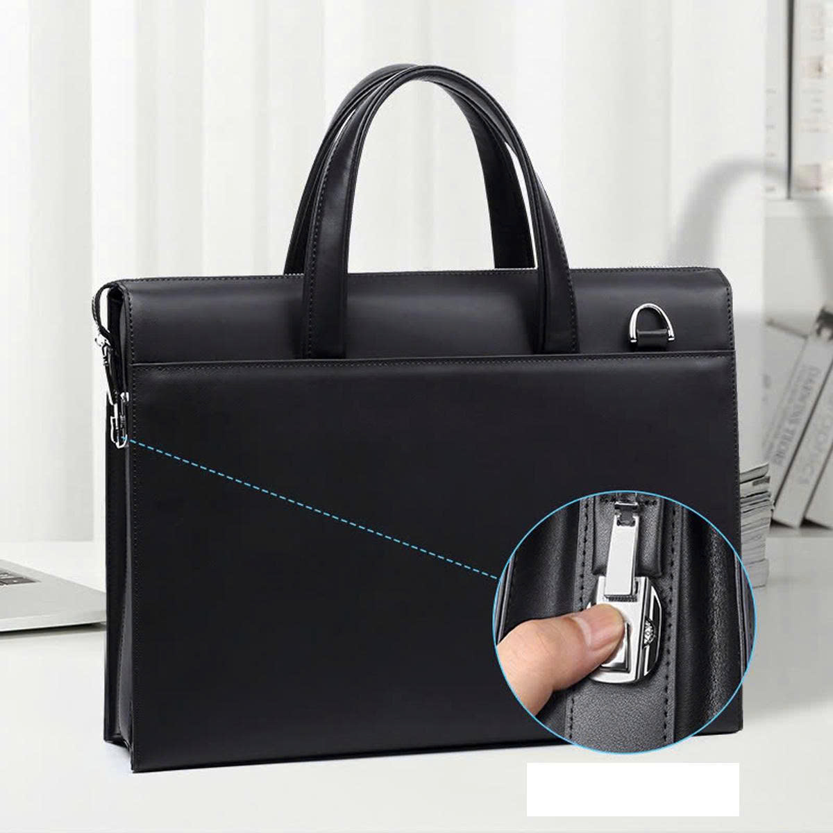 TÚI CÔNG SỞ DA BÒ CAO CẤP SE9836 - Ảnh 9