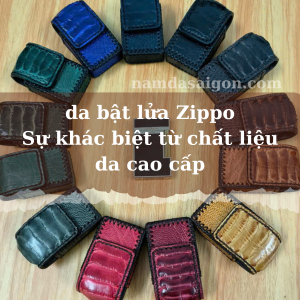 bao da bật lửa zippo