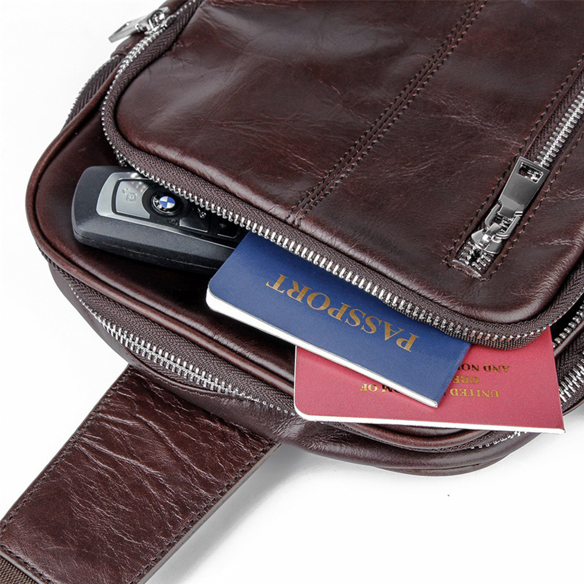 Túi Đeo Chéo Da Bò Cao Cấp 1072