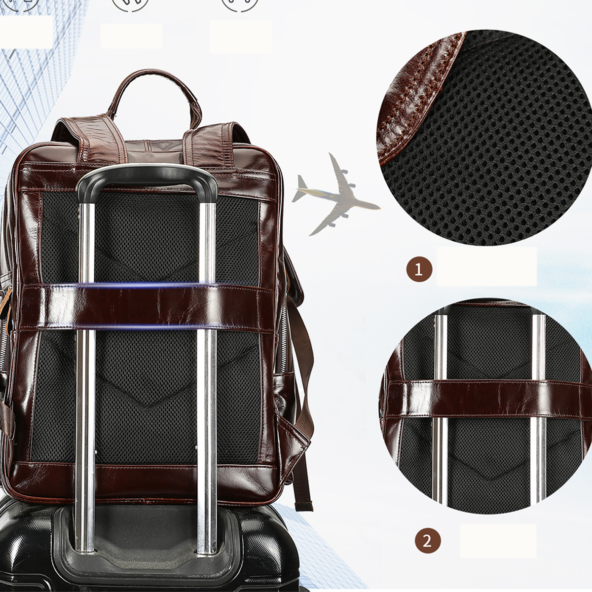 BALO THỜI TRANG NAM DA BÒ 2356