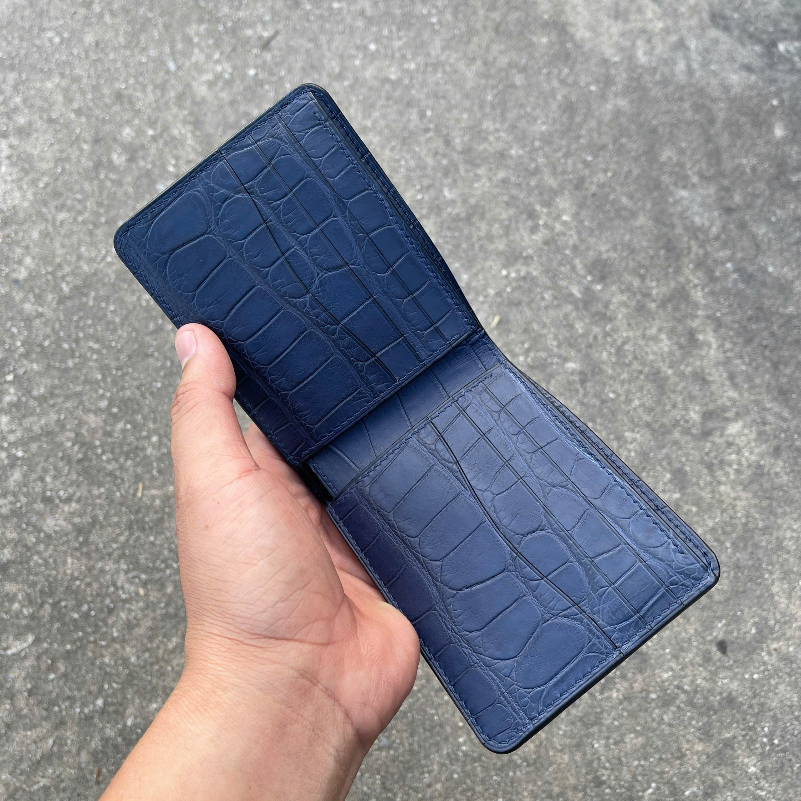 VÍ DA ĐUÔI CÁ SẤU ALIGRATO VDCS02