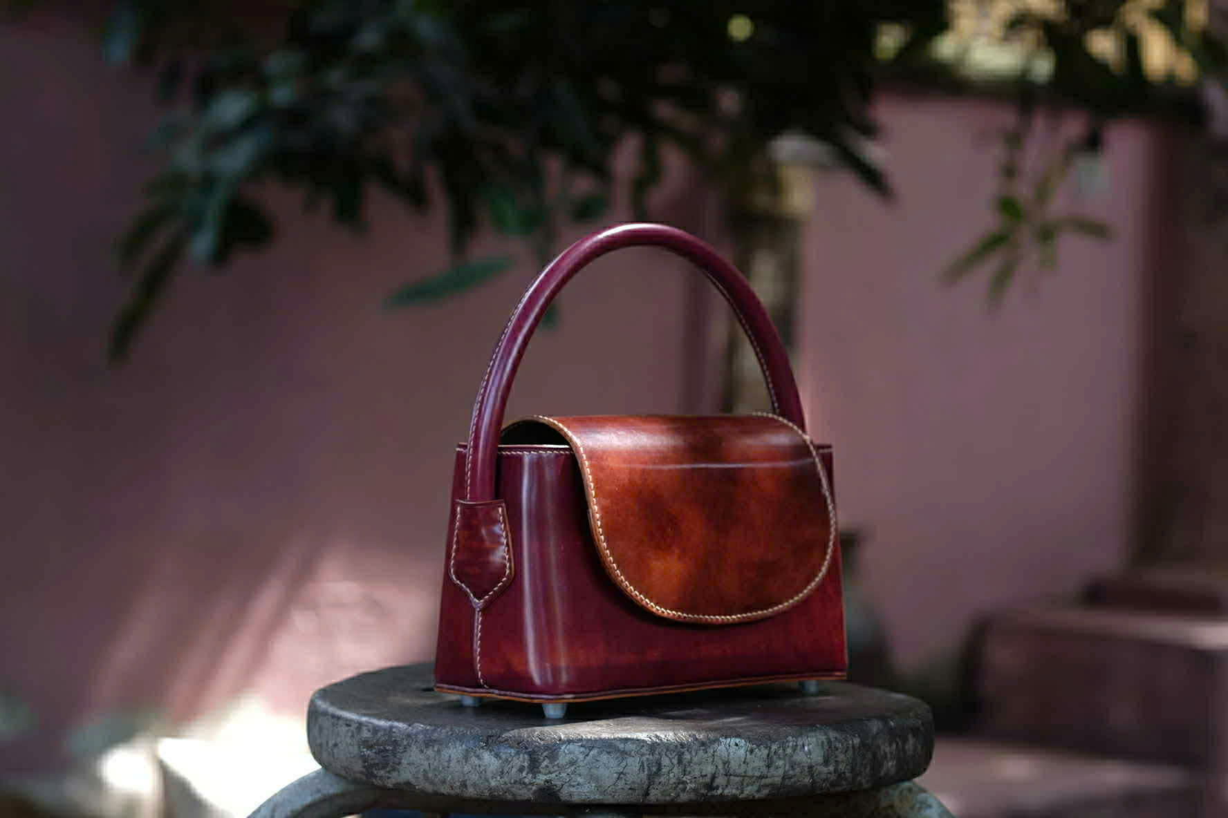 TÚI XÁCH DA SHELL CORDOVAN ROCADO TXCT99