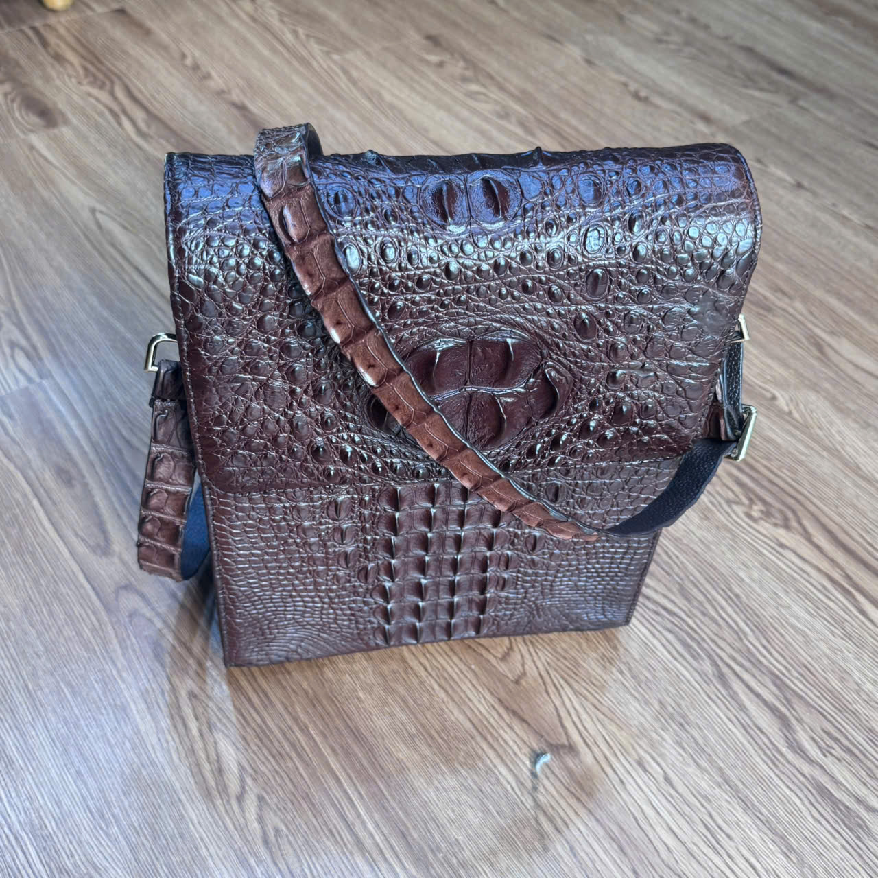 TÚI ĐEO CHÉO DA CÁ SẤU TCS45