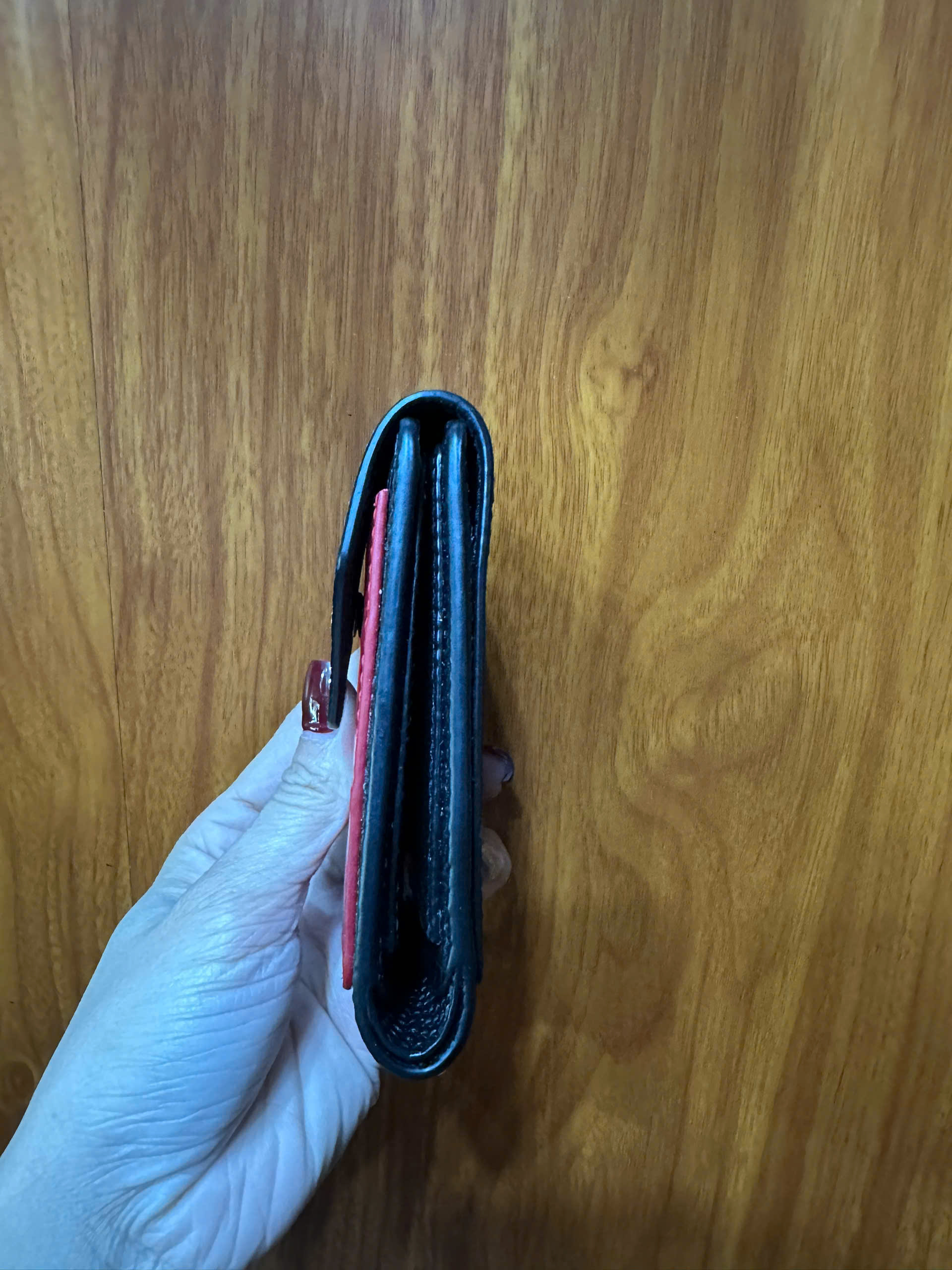 VÍ KẸP TIỀN MINI DA KỲ ĐÀ PHỐI CÁ SẤU V22