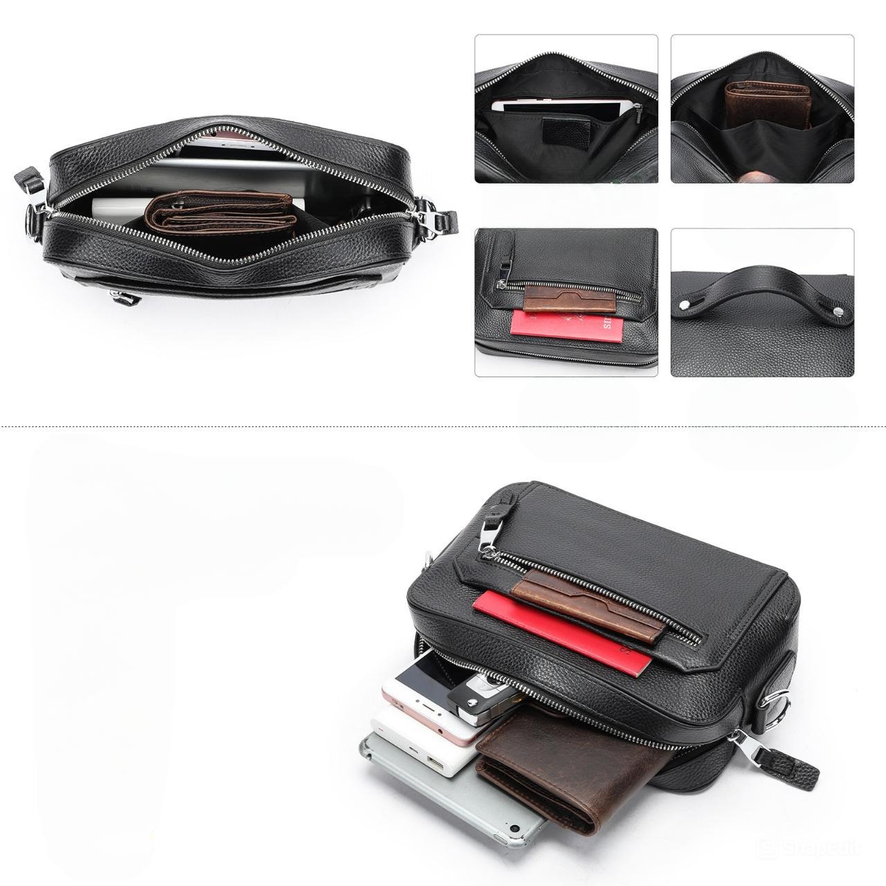 TÚI ĐEO CHÉO DA BÒ EL009