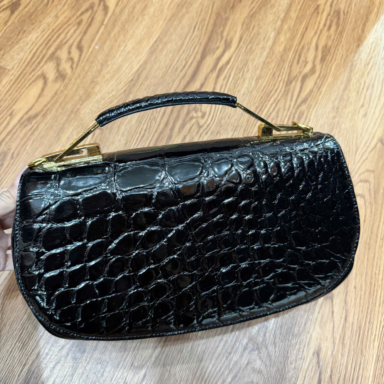 Túi Cá Sấu Bóng Kính CSCK1