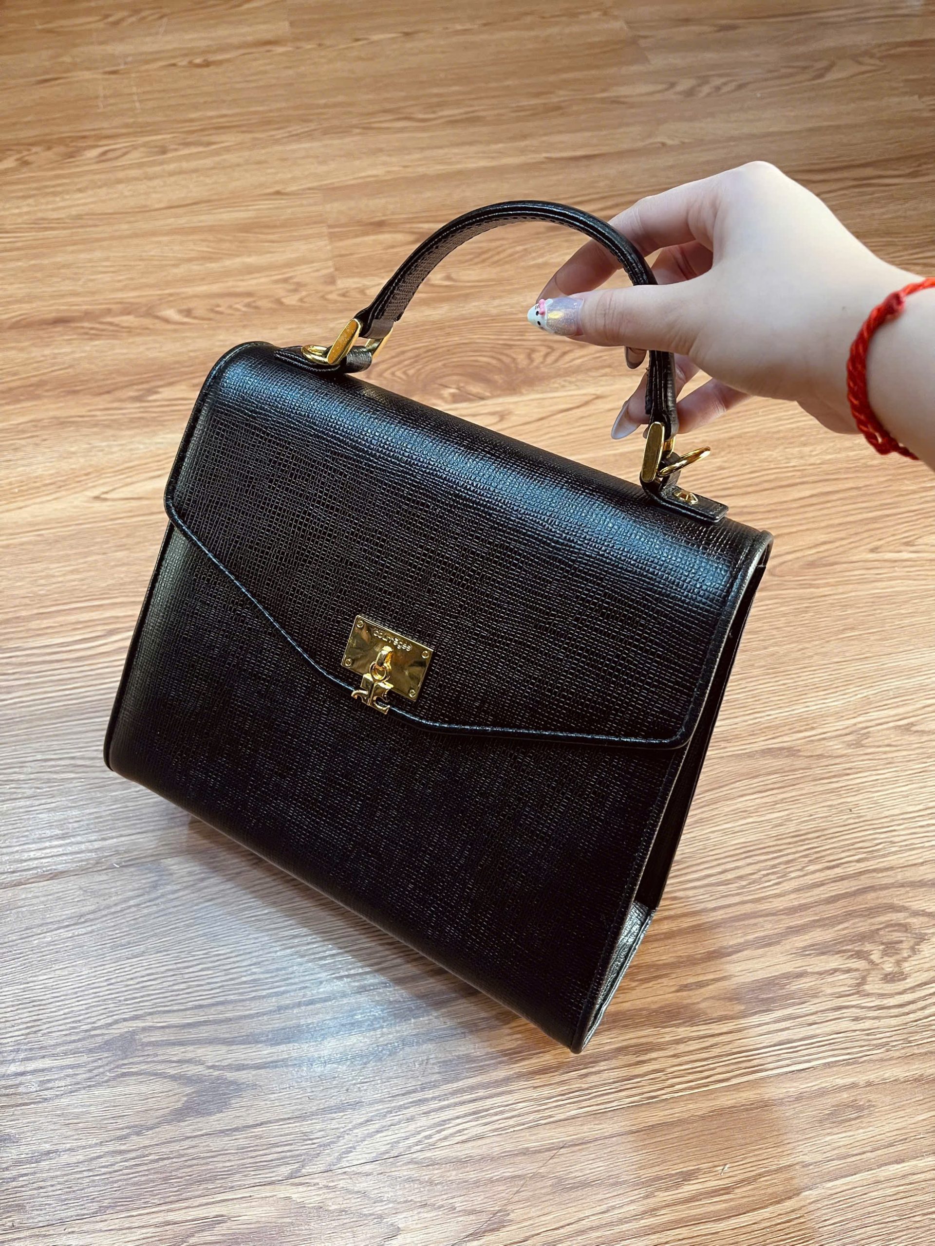 TÚI XÁCH CẦM TAY DA BÒ EPSOM TXCT2