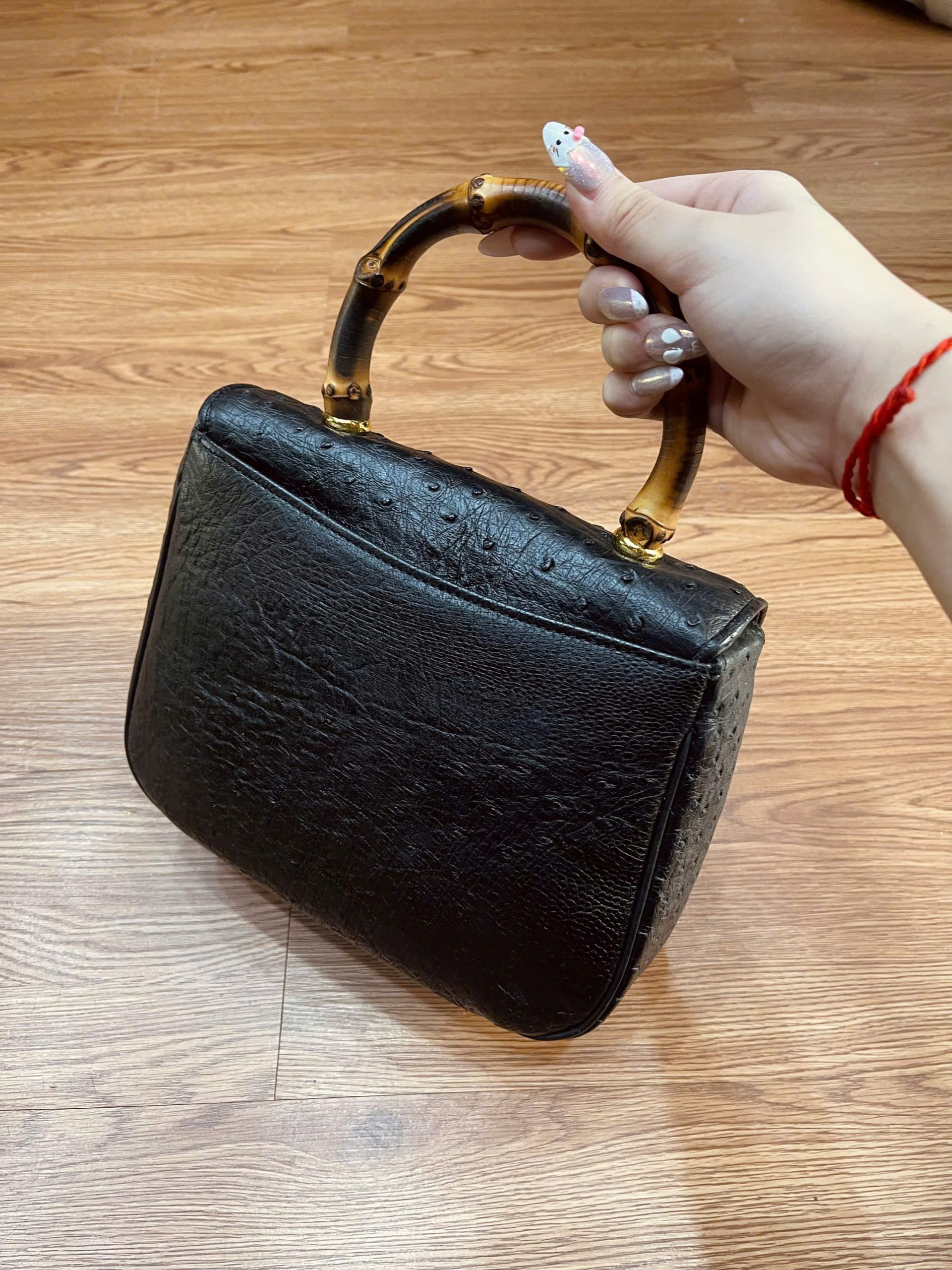 TÚI XÁCH CẦM TAY DA BỤNG ĐÀ ĐIỂU TXDD3