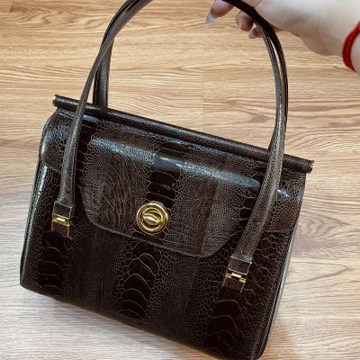 TÚI CẦM TAY DA VẨY CHÂN ĐÀ ĐIỂU TVCDD00