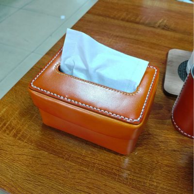 HỘP ĐỰNG GIẤY DA BÒ CAO CẤP 01981