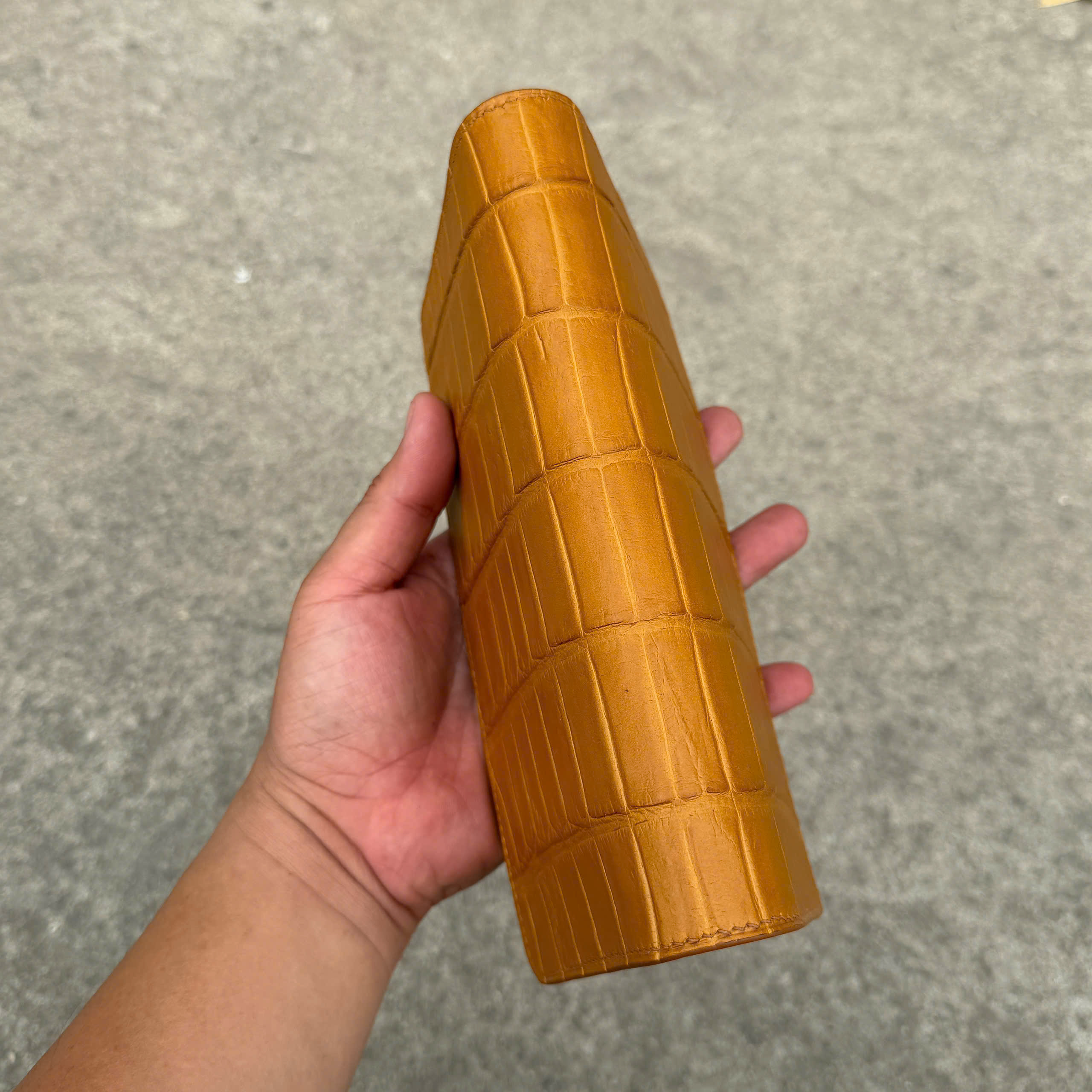 VÍ DÀI CẦM TAY DA CÁ SẤU ALIGATO CT45 - Ảnh 8
