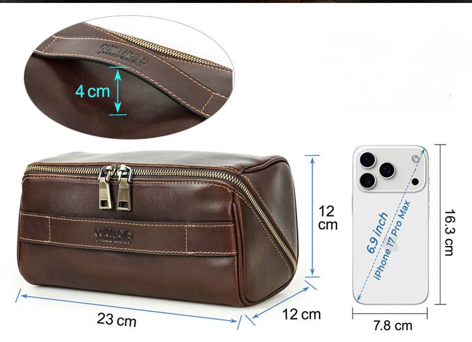 CLUTCH CẦM TAY DA BÒ CAO CẤP MC1055