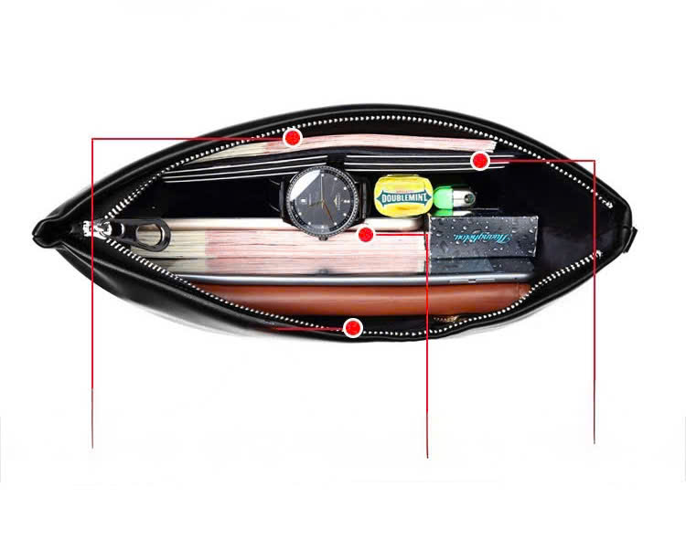 CLUTCH CẦM TAY DA BÒ CAO CẤP SE8011 - Ảnh 6