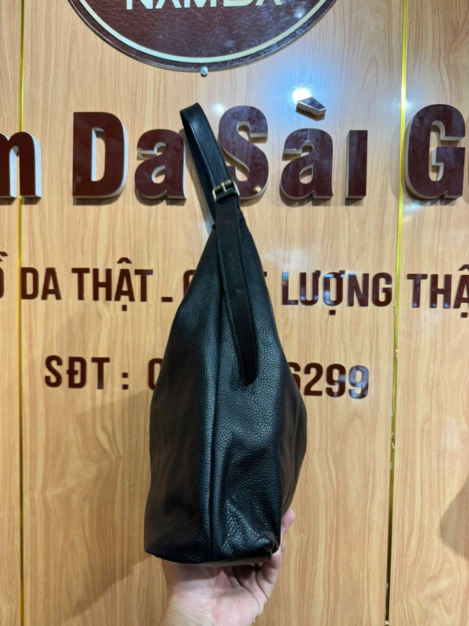 TÚI XÁCH NỮ DA BÒ KẸP NÁCH NAM DA SÀI GÒN TN01 - Ảnh 6